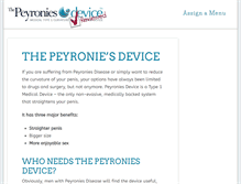 Tablet Screenshot of peyroniesdevicereviewed.com